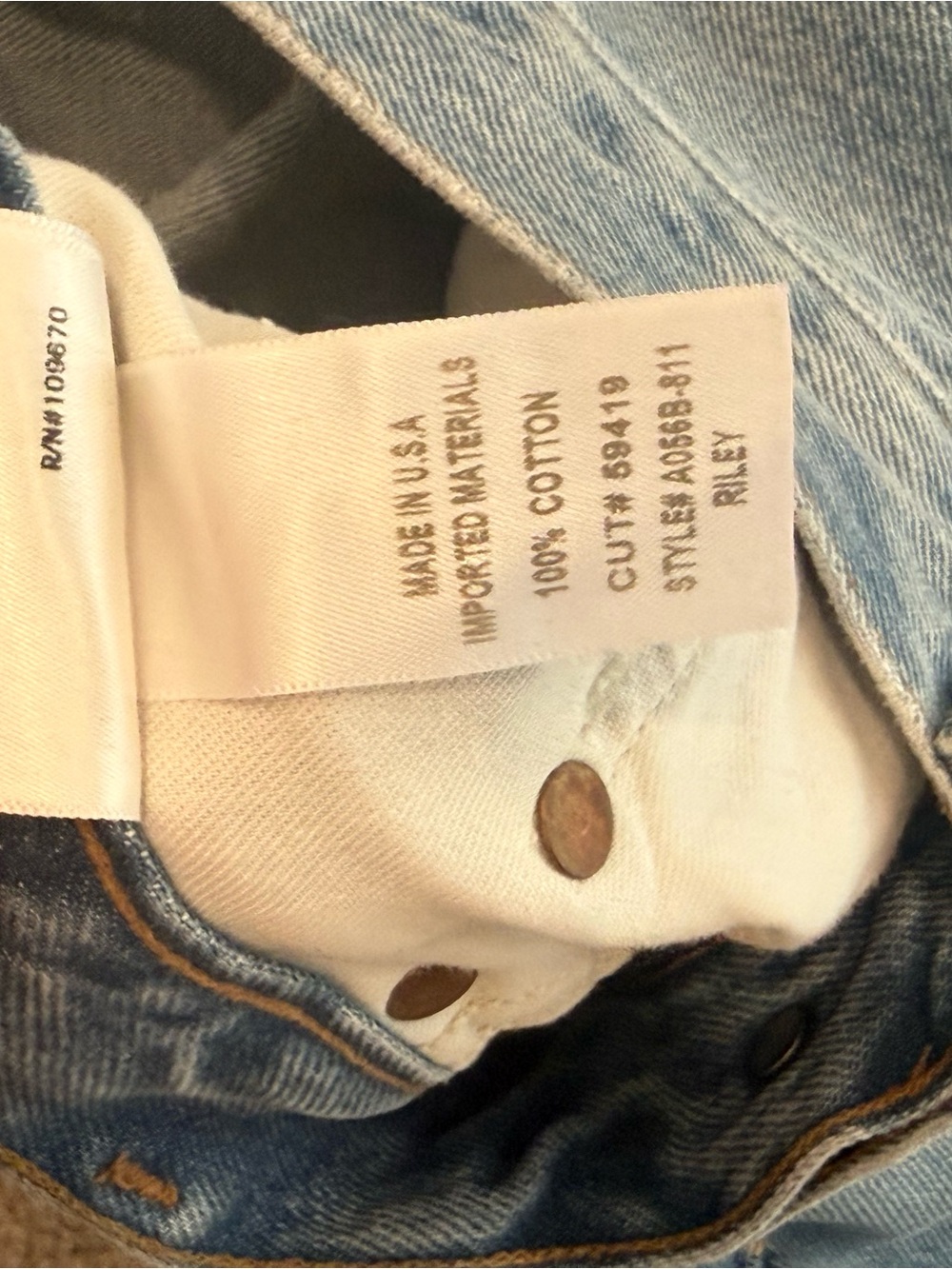AGOLDE Riley High Rise Straight Crop Jeans - Picture 4 of 4